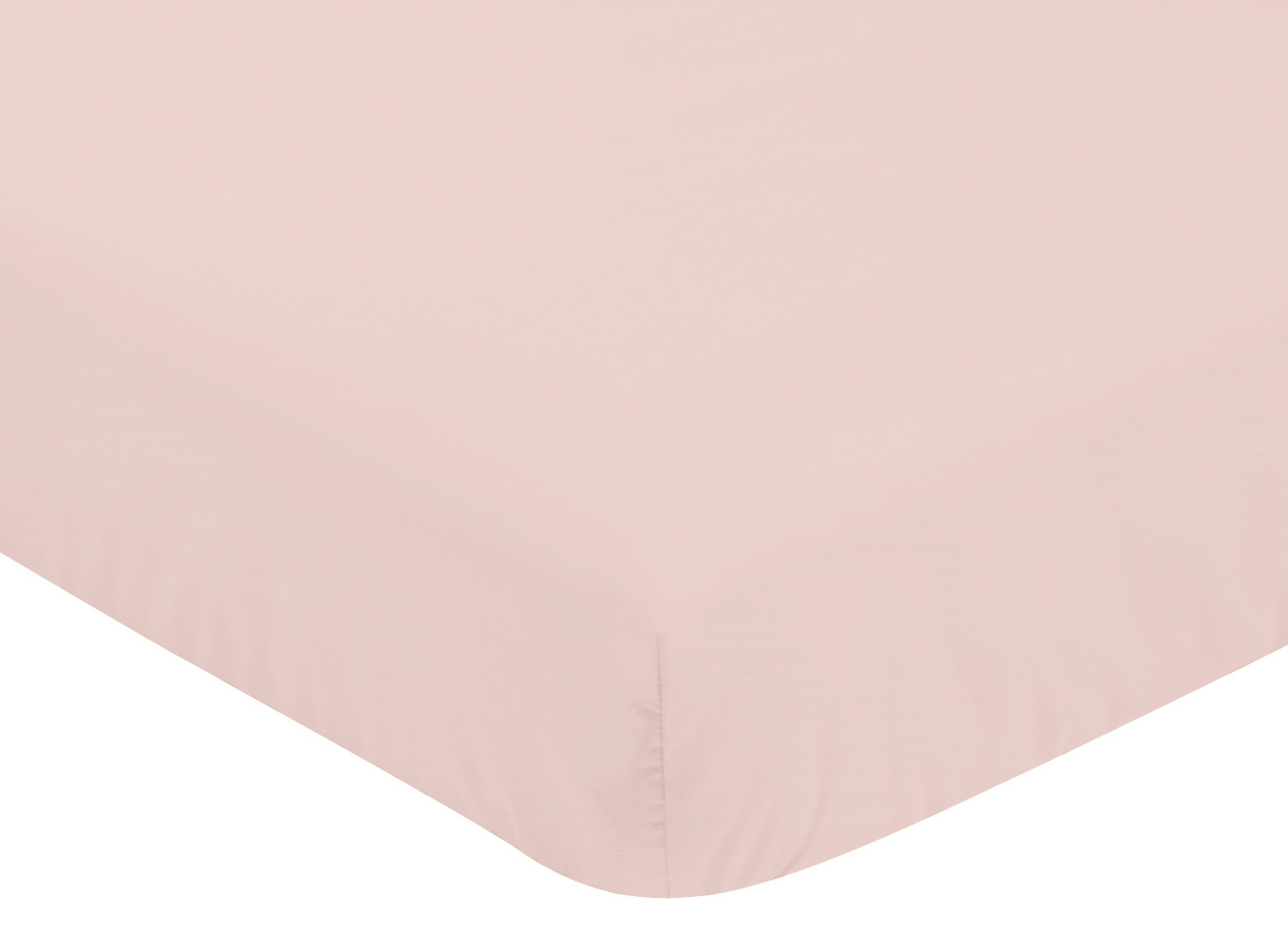 pink fitted cot sheet