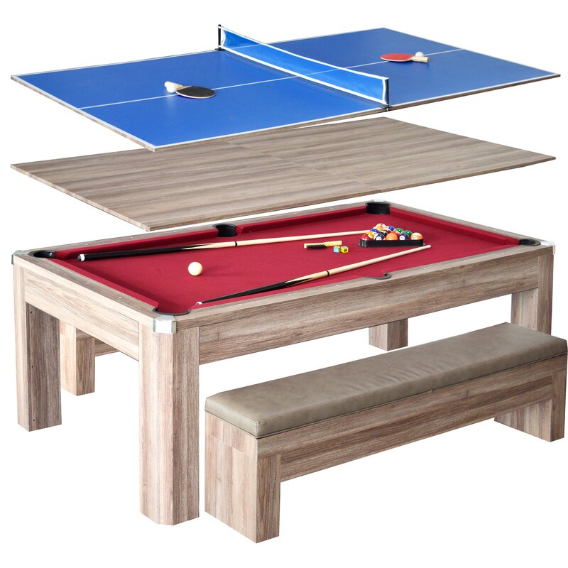 Newport 2 Piece 7' Pool Table Set