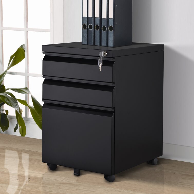 Latitude Run Mizuki 3 Drawer Filing Cabinet | Wayfair.co.uk