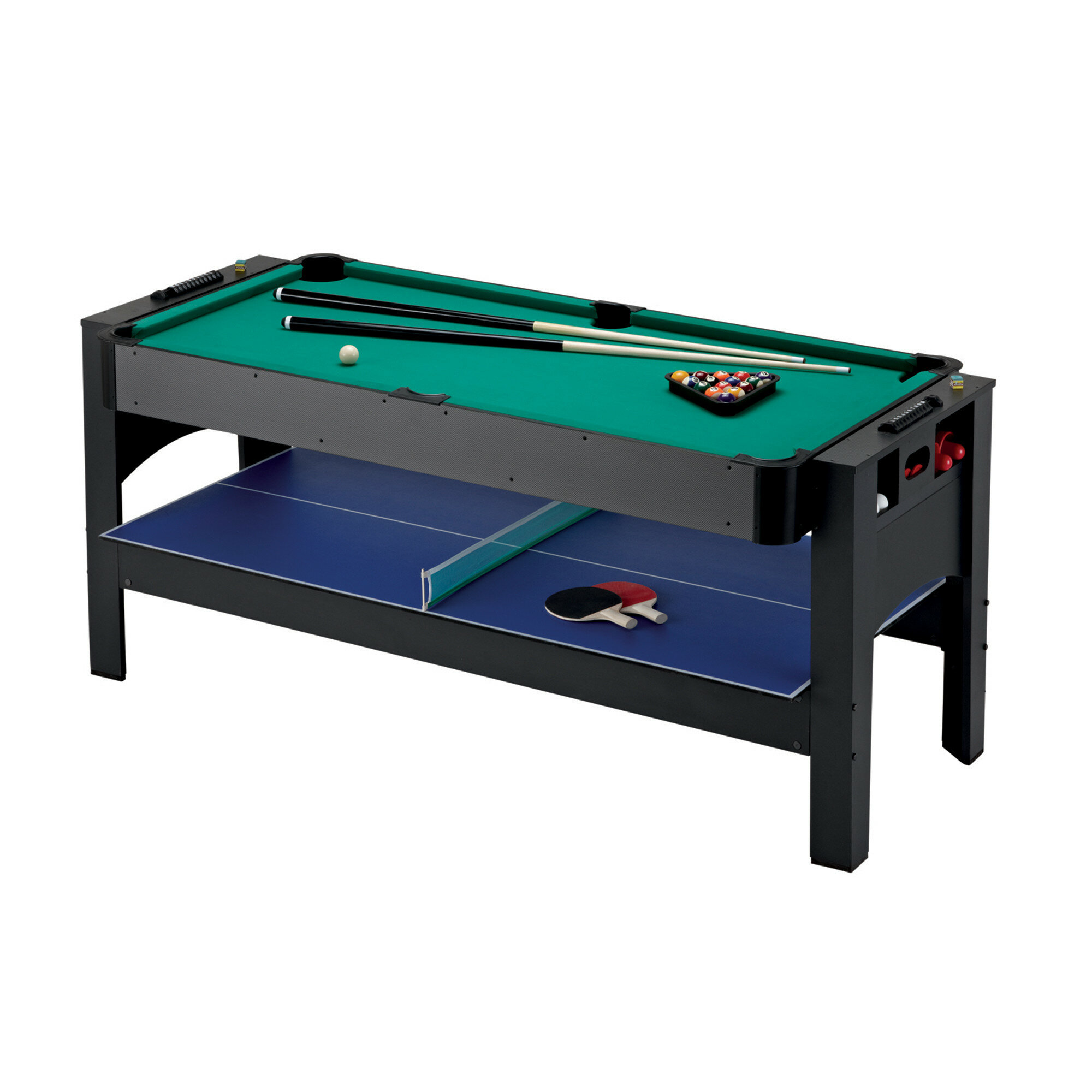 Fat Cat Flip 3 In 1 Multi Game Table With Accessories