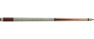 Birdseye Maple with Cherry Stain, Maple and Red Spliced Inlay Points Cue