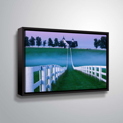 Horse Farm Lexington KY Graphic Art Print on Canvas August Grove