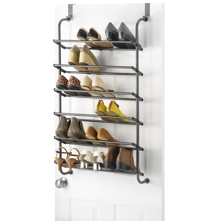 6-Tier 2 Rows Doors Large Shoe Cabinet Rack Shoes Stand Storage Organizer