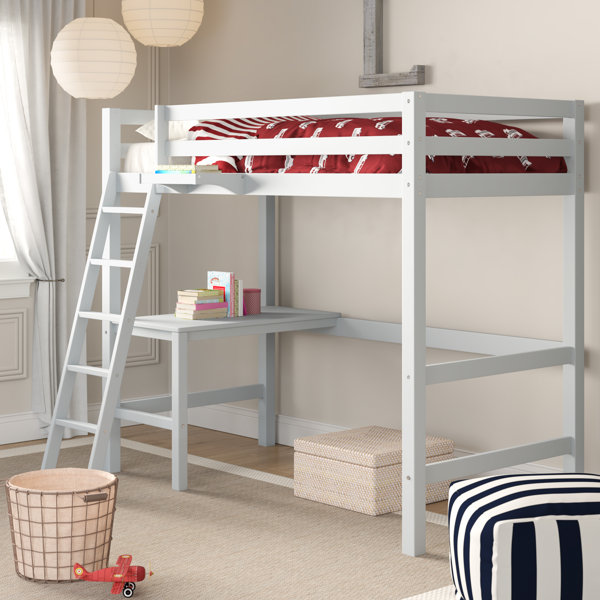 twin study loft bed