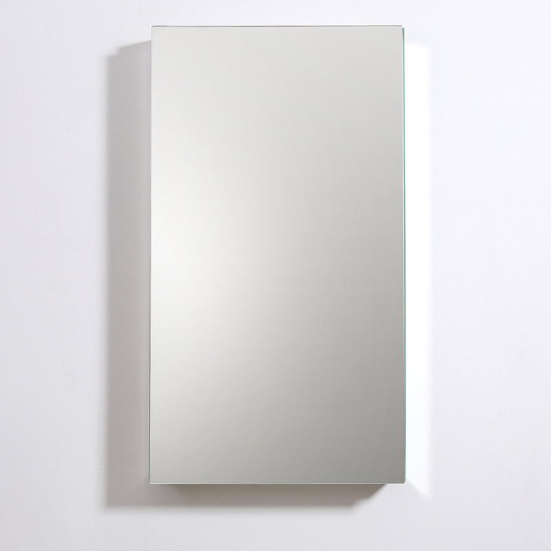 Fresca Senza Recessed Frameless Medicine Cabinet With 4 Adjustable