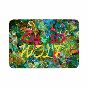 Ebi Emporium Oh So Wild Memory Foam Bath Rug