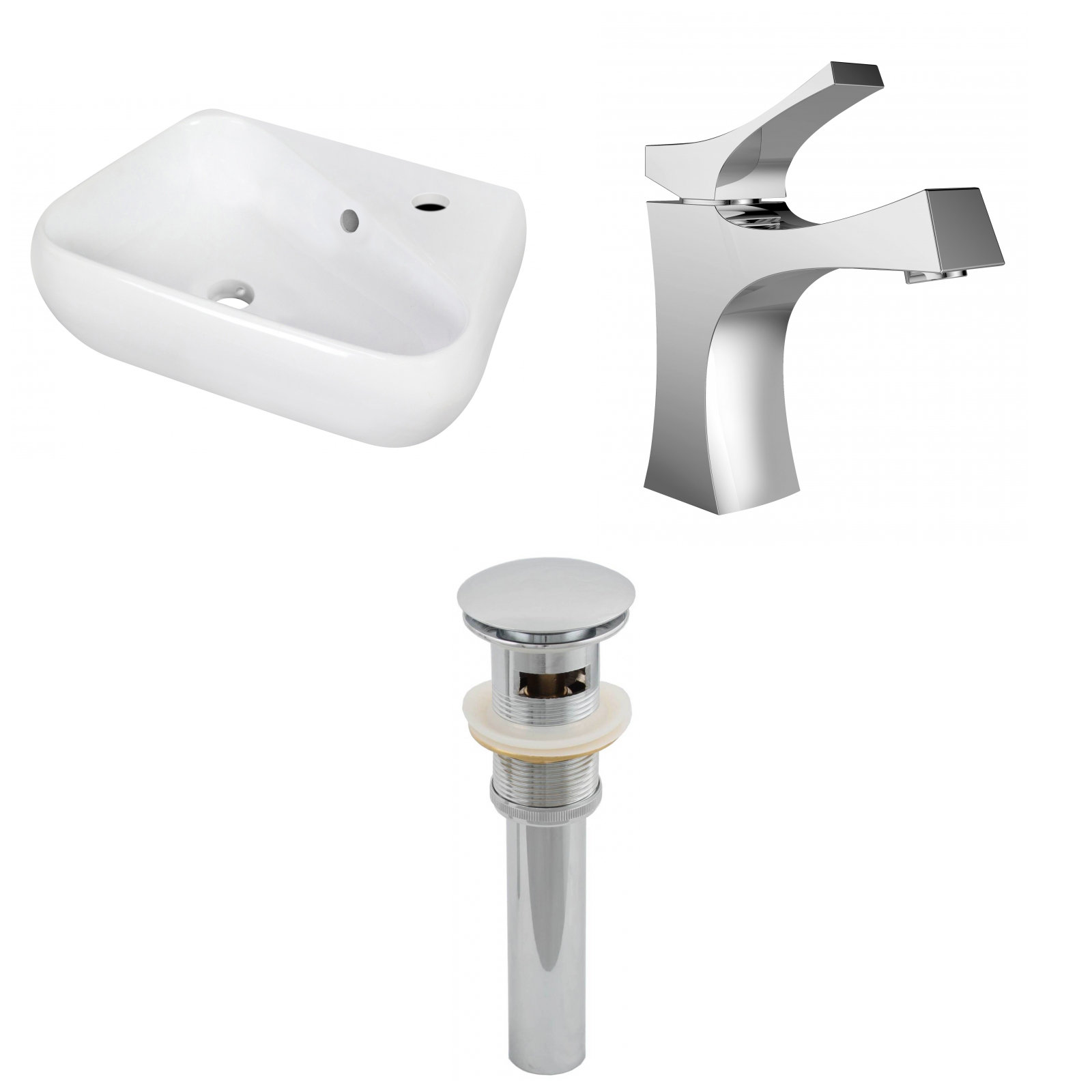 Avanities Above Counter Ceramic Specialty Vessel Bathroom Sink With Faucet And Overflow Wayfair