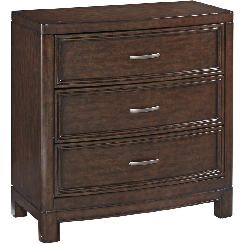 Alcott Hill Loomis 3 Drawer Media Chest Reviews Wayfair