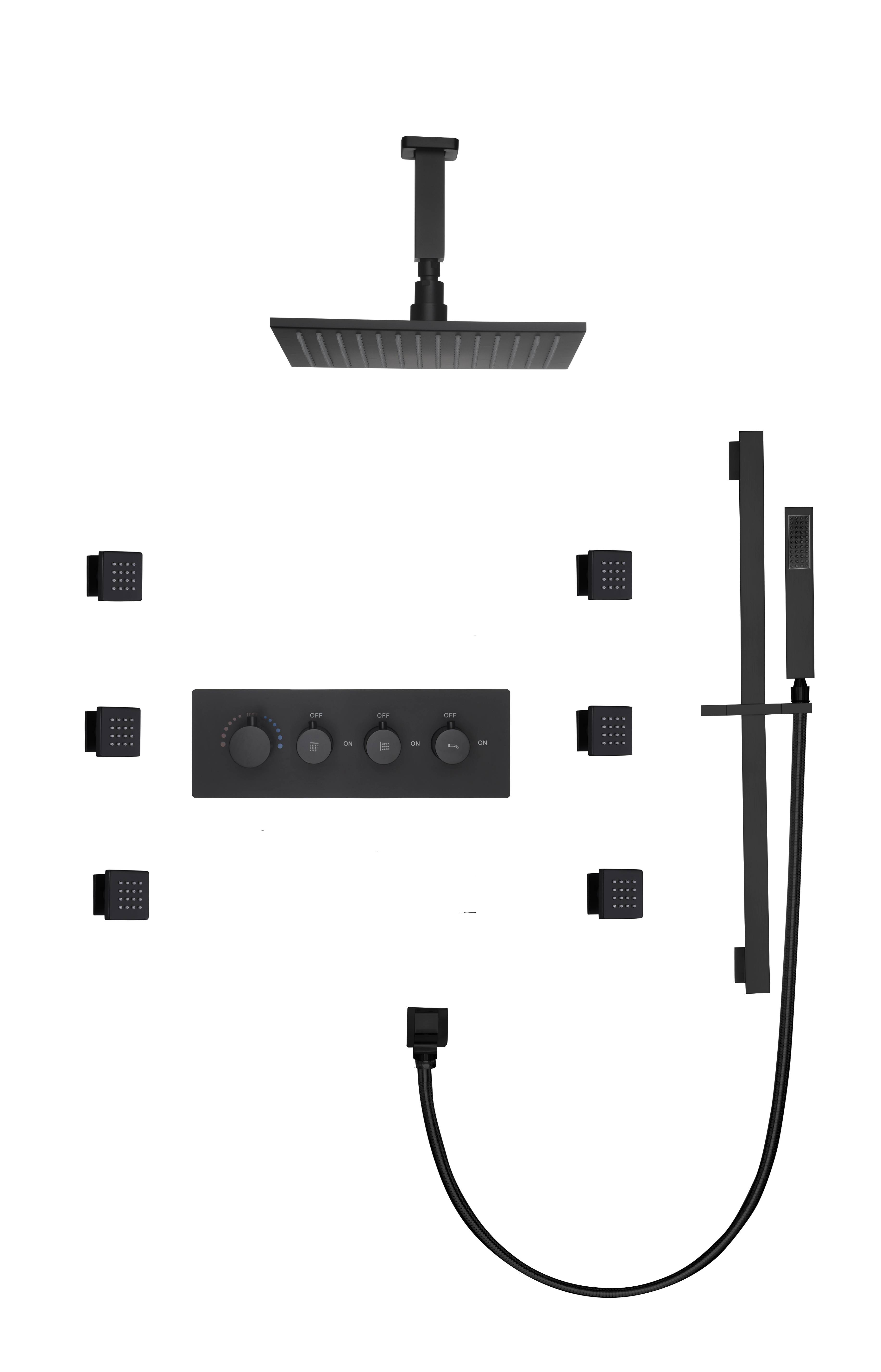 Wonderland America Shower Faucet With Rough in Valve Wayfair