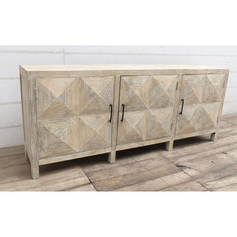 Dakota Fields Rajnie 84'' Wide Mango Solid Wood Credenza Wayfair