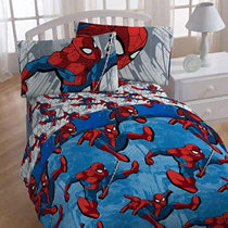 spiderman cot bedding