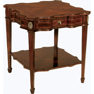 Aged Regency Serpentine End Table by Maitland-Smith Purchase