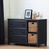 blue baby dresser