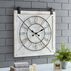 Details about   Rustic Metal Embossed Windmill Farmhouse Wall Clock Country Classic Oversized 