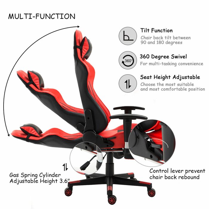 Latitude Run Ergonomic Gaming Chair Reviews Wayfair Ca