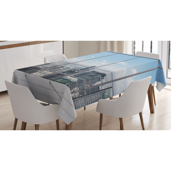 East Urban Home Ambesonne Urban Tablecloth Modern Office Work