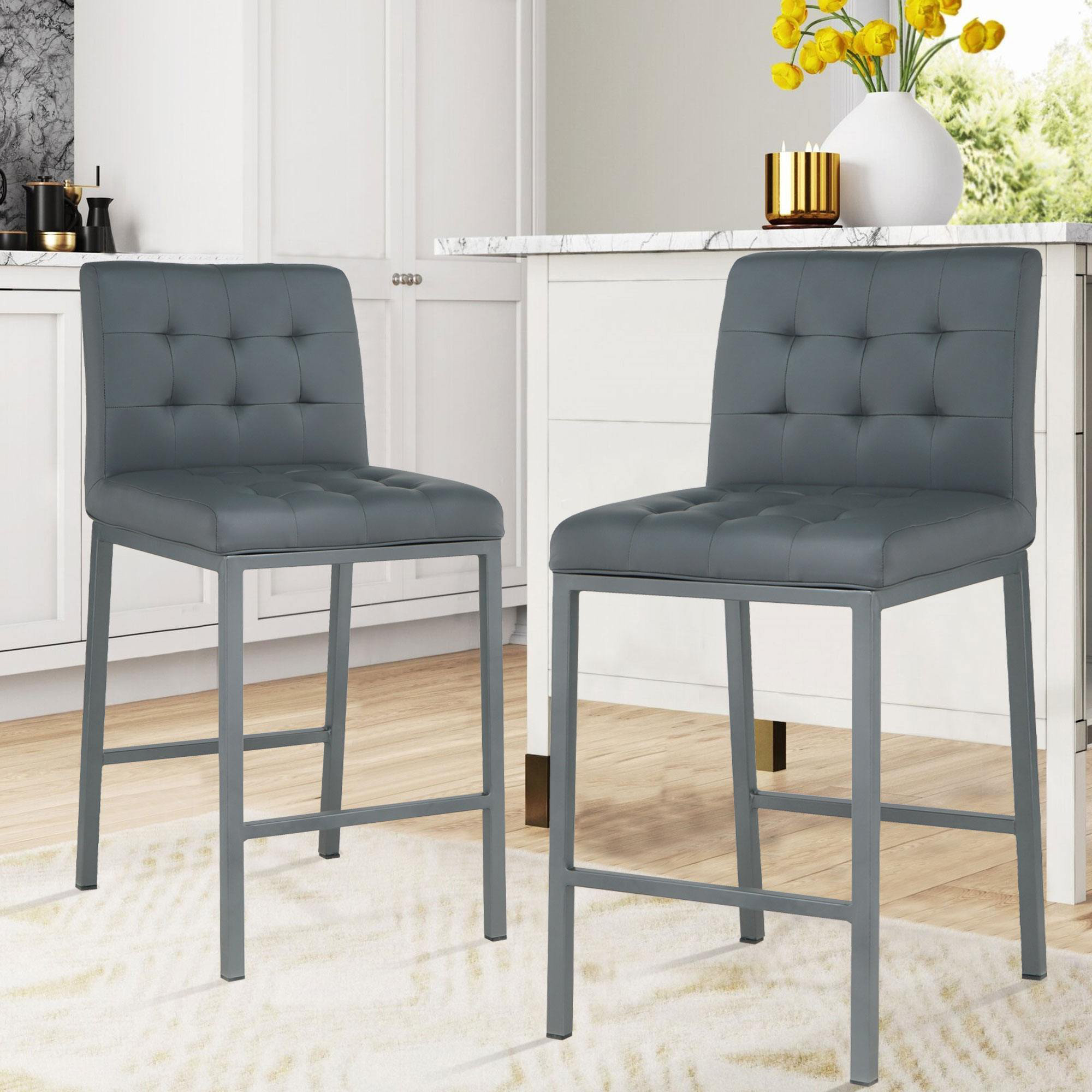 reagan low back counter stool