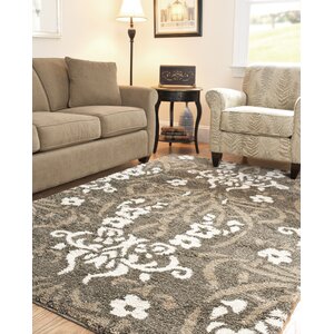 Beechwood Beige Shag Smoke Area Rug