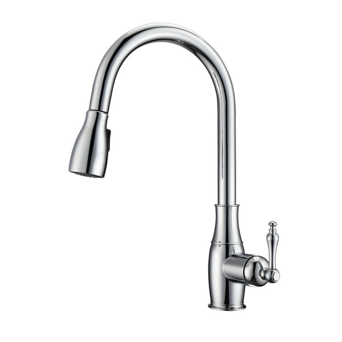Barclay Cullen Pull Down Single Handle Kitchen Faucet Wayfair Ca