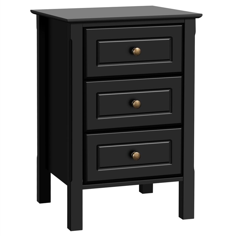 Alcott Hill® Dawlish Heavy Duty 3 Drawer Nightstand & Reviews 