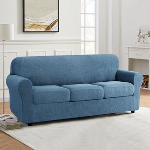 Sure Fit Stretch Grand Marrakesh 2 Piece LOVESEAT Slipcover Emerald new 