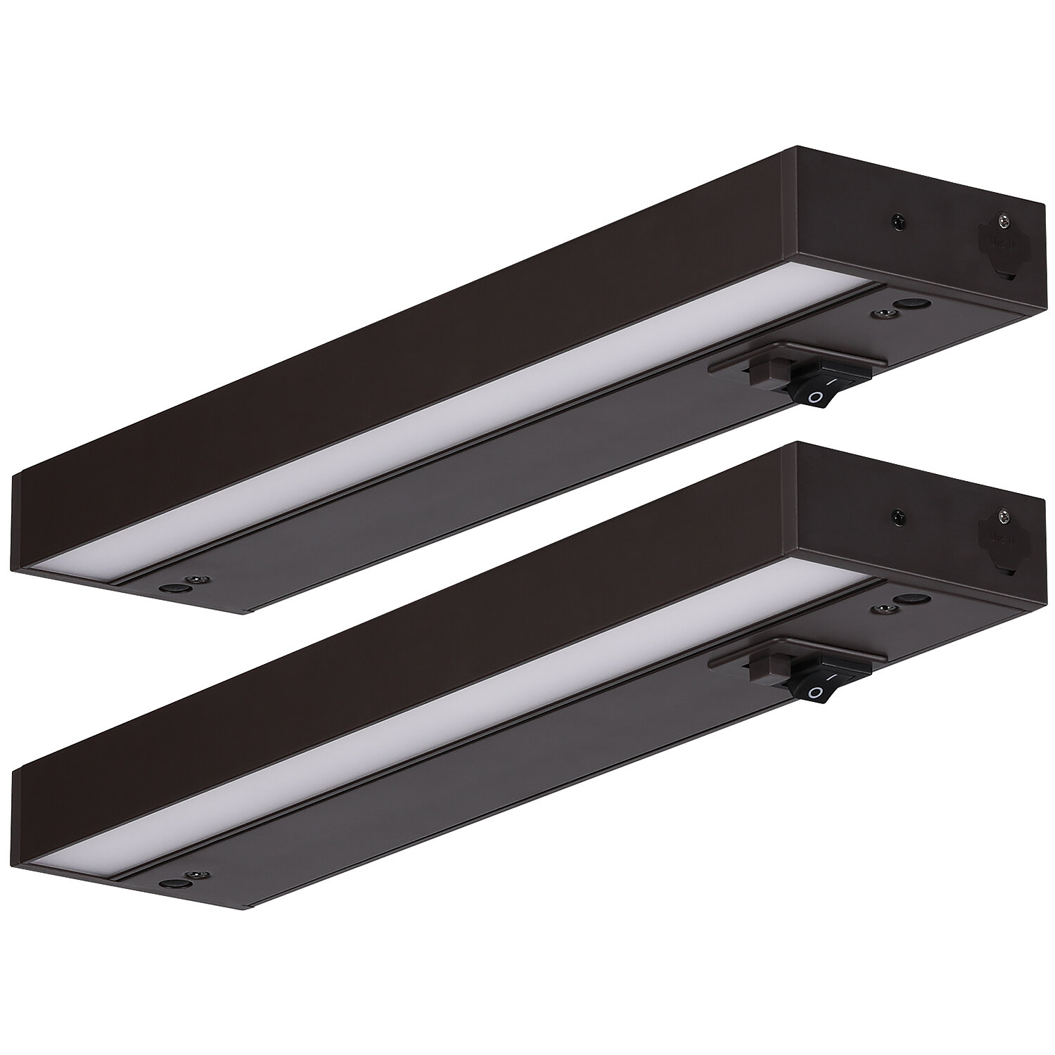 Highest Quality 12" Under Cabinet Shelf LED Light w/Power Supply & On/Off Switch 