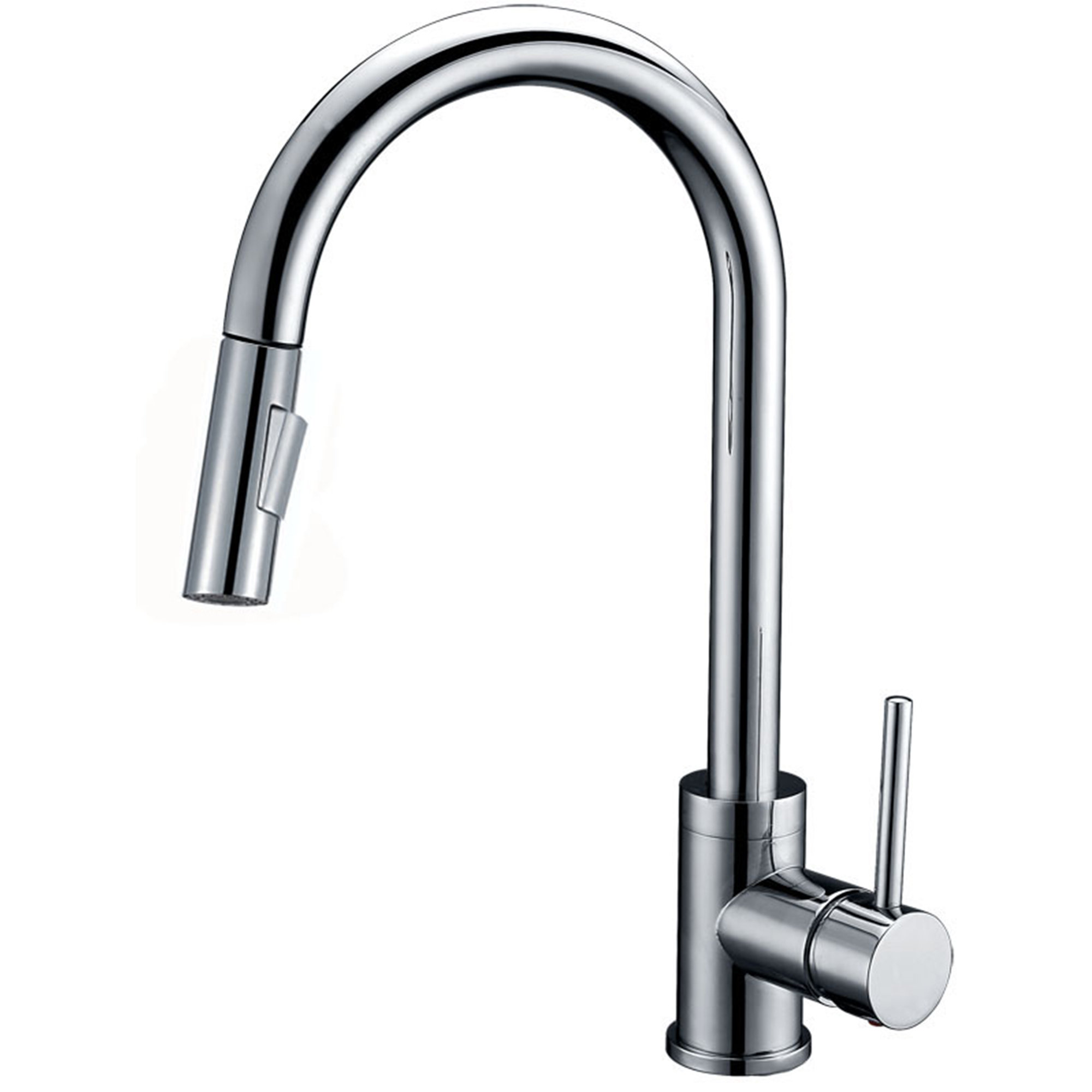 Aa Warehousing Luxurious Single Handle Pull Down Kitchen Faucet