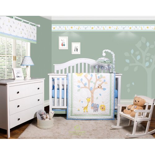 Harriet Bee Beazer Safari Jungle Animals Baby Nursery 5 Piece Crib