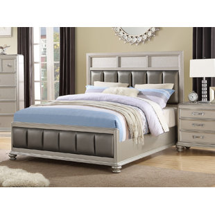 Barnes Upholstered Platform Bed by Rosdorf Park