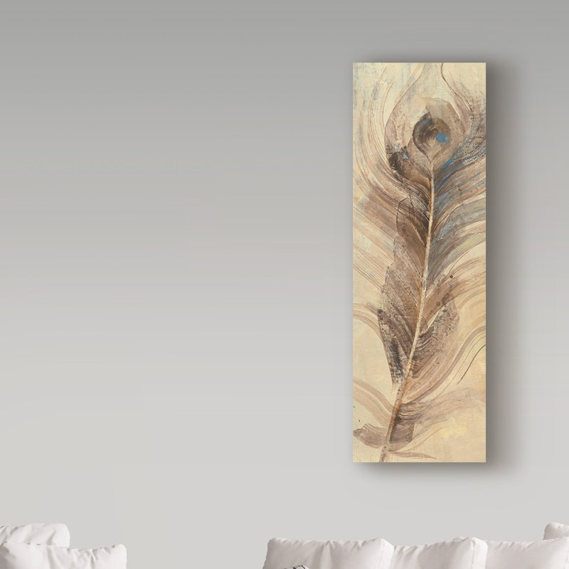 World Menagerie Feather Study Single Feather Acrylic Painting