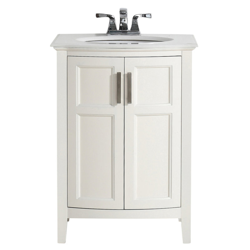 Wrought Studio Maryport Rounded Front 25 Single Bathroom Vanity Wrought Studio Maryport Rounded Front