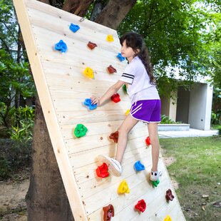 1pc Textured Climbing Holds Rock Wall Stones Holds Grip For Kid Indoor Outdoor 