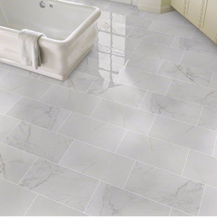 12 X 24 Tile You Ll Love Wayfair Carrara 12 X 24 Porcelain Field Tile In White Minimum 224 Square Feet Set Of 14