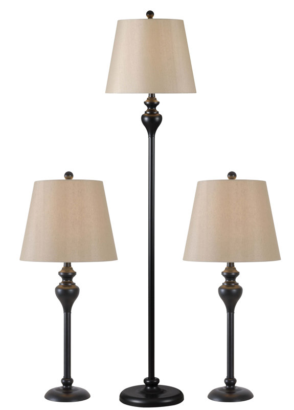 Table and Floor Lamp Set