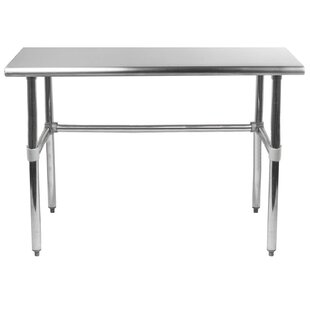 24W x 24L Stainless Steel Table Metal Table for Home or Business 
