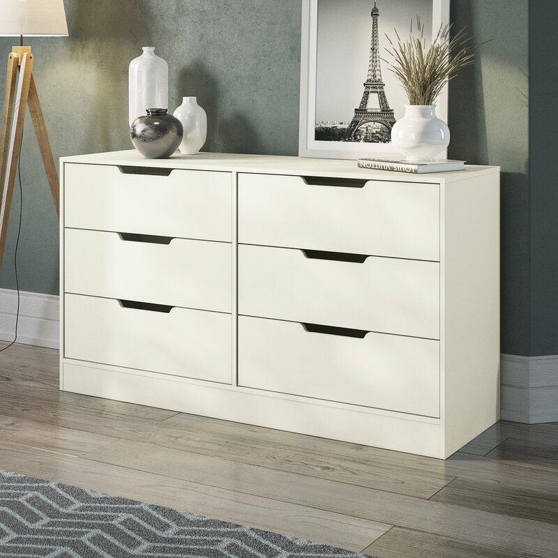 Latitude Run® Ftima 6 Drawer Double Dresser | Wayfair