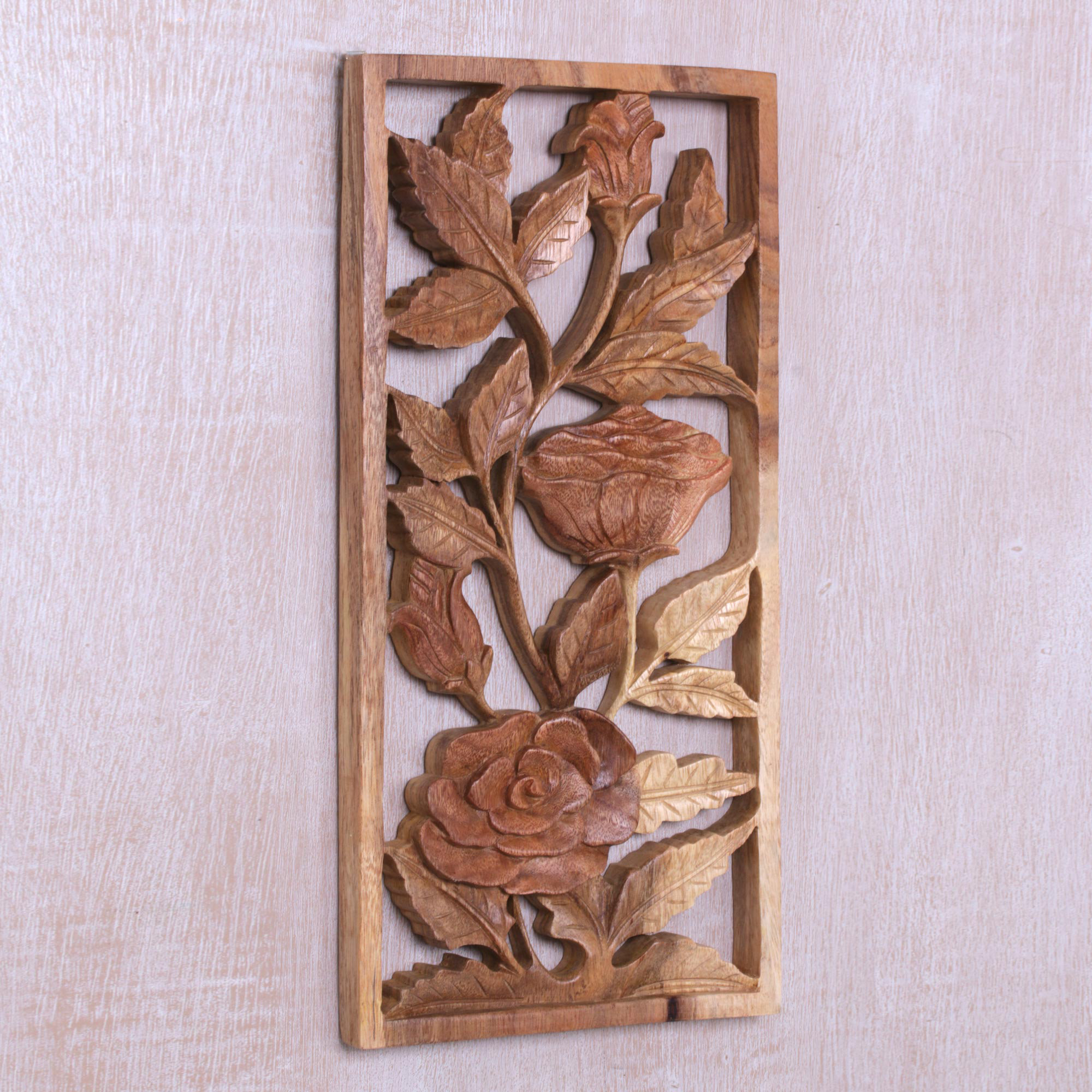 Bloomsbury Market Graced by Roses Wood Wall Décor Wayfair
