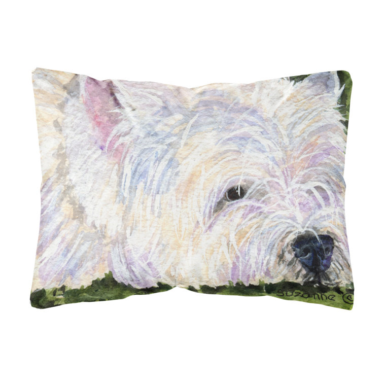 westie throw pillow