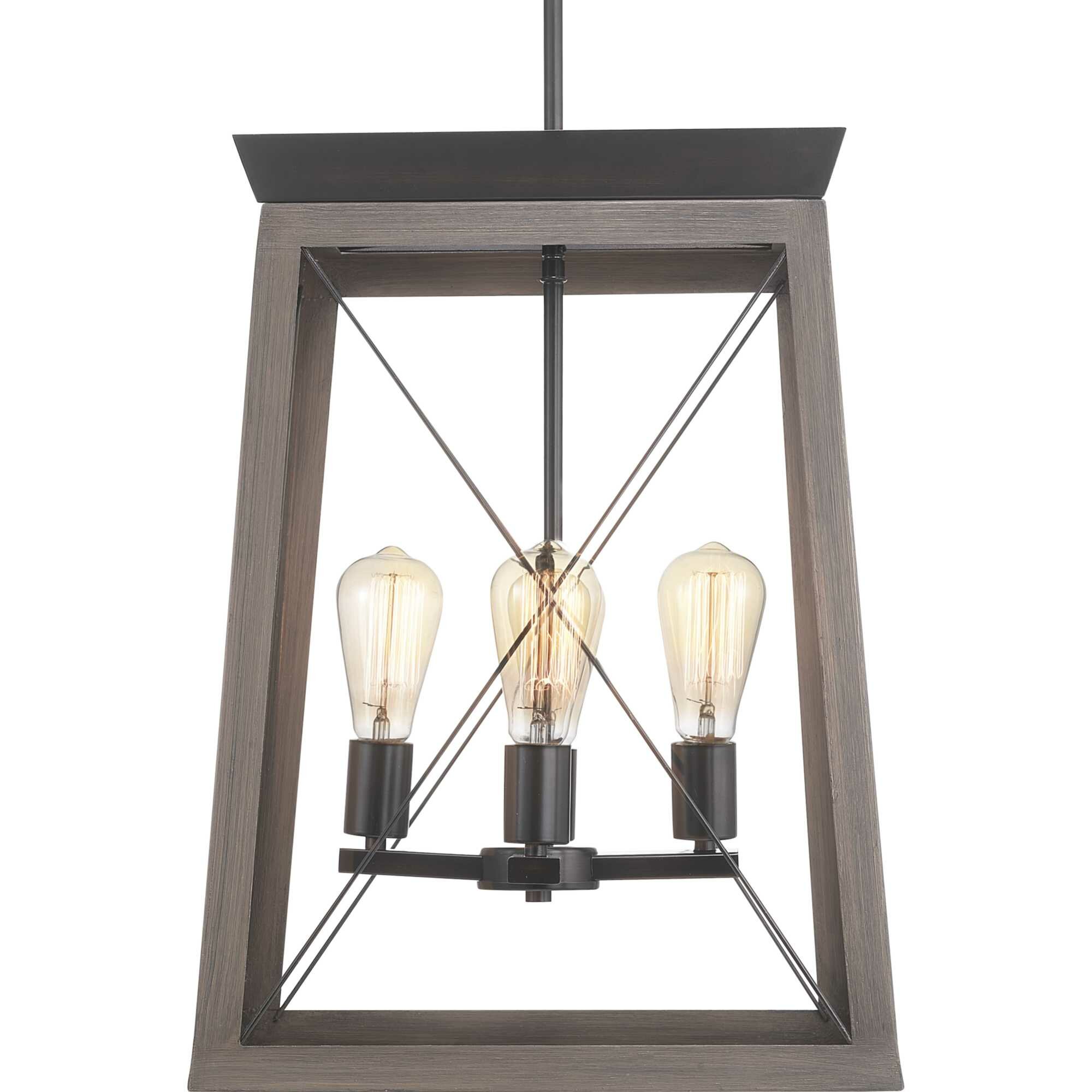 delon 4 light square chandelier