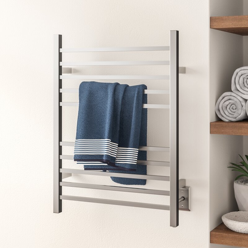 Amba Radiant Wall Mount Hardwired Electric Towel Warmer & Reviews | Wayfair