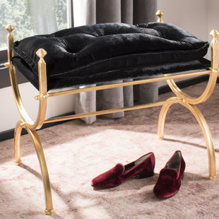 Go to store & view more images Rosdorf Park Russell Tufted Upholstered Bench