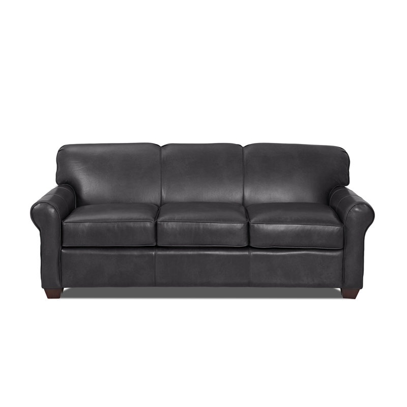 Wayfair Custom Upholstery Jennifer Leather 81 Rolled Arms Sofa Wayfair Custom Upholstery Jennifer