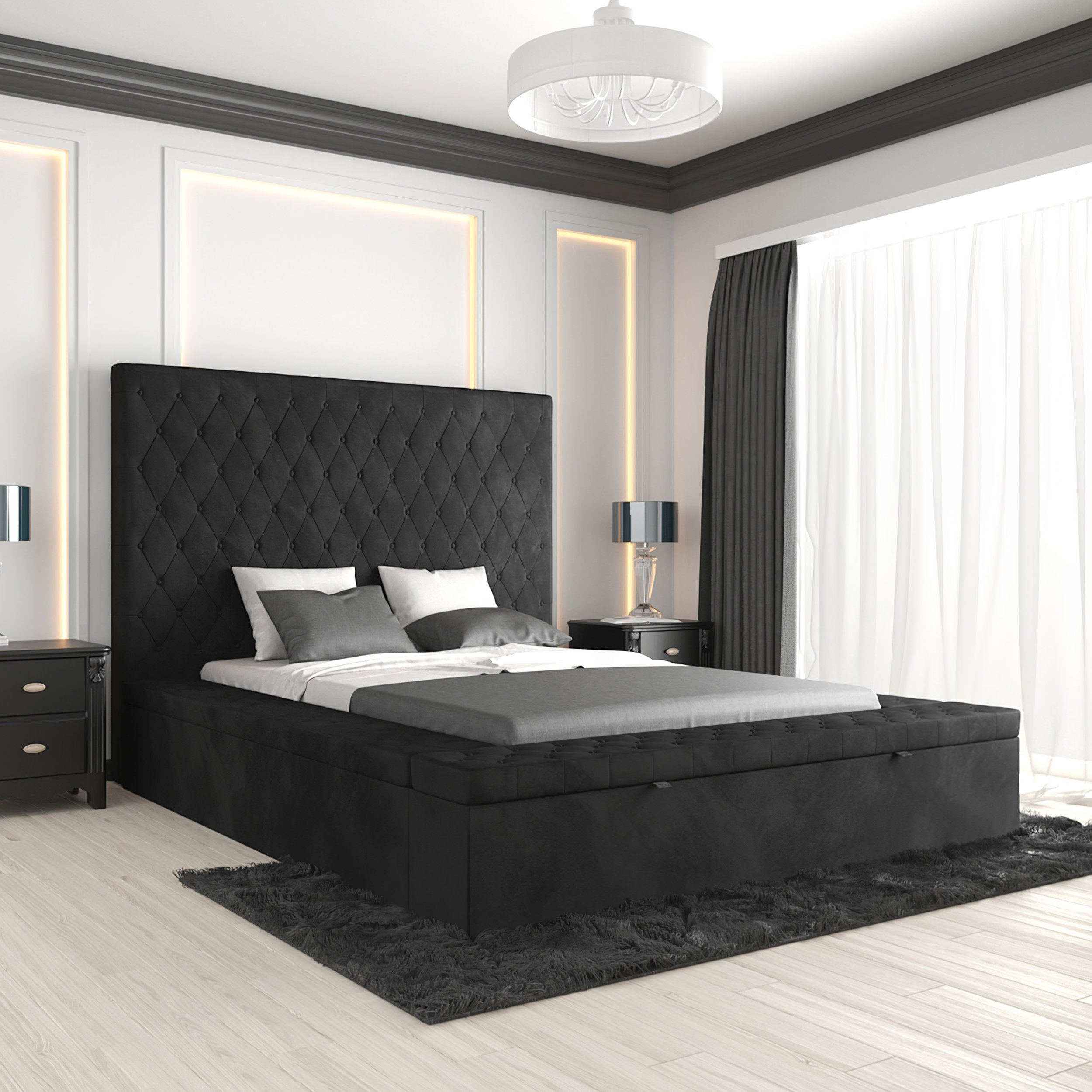 Latitude Run Curtissa Tufted Upholstered Low Profile Storage Platform Bed Wayfair