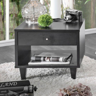 Fayetteville Wooden End Table With Storage by Ebern Designs Best #1
