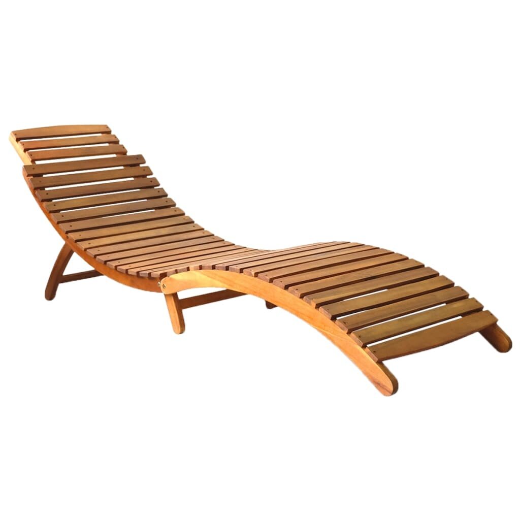 charles bentley wooden sun lounger