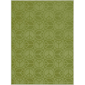 Lime Large Peace Indoor/Outdoor Area Rug