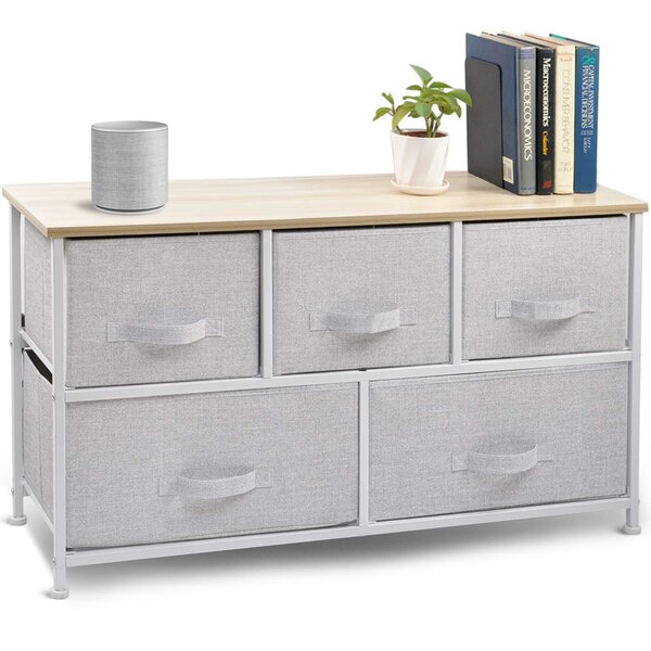 Details about   6 Drawers Closet Organizer Storage Cabinet/ 5-Drawer Wood Dresser Chest w/ Door 