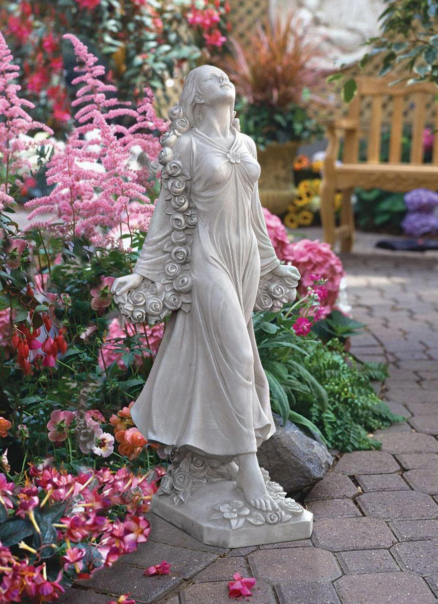 Design Toscano Statue Flora Divine Patroness Bewertungen Wayfair De