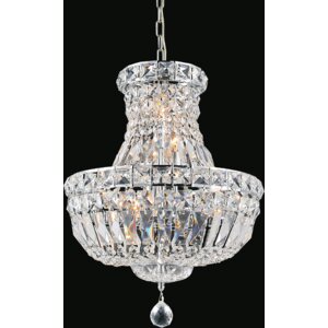 Stefania 4-Light Crystal Chandelier