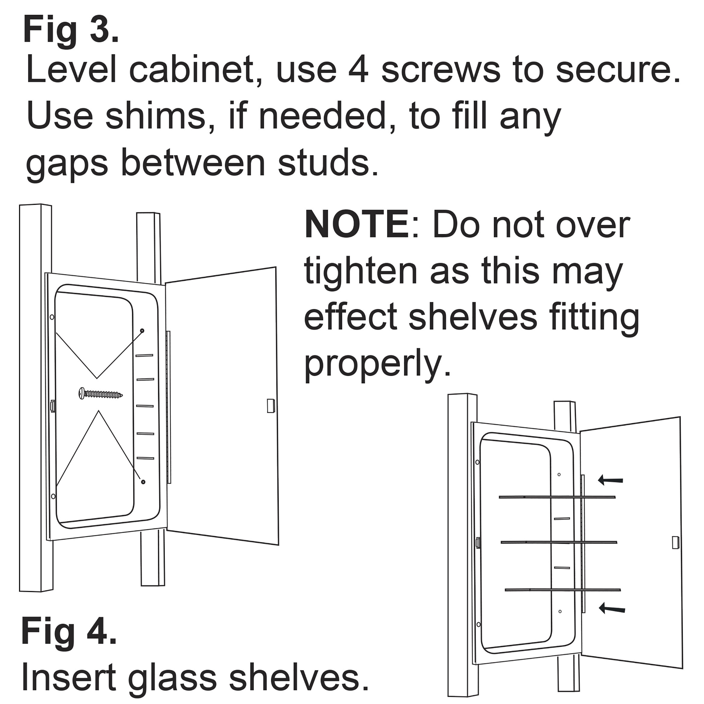 Latitude Run Roquemore V Groove 16 X 30 Recessed Frameless Medicine Cabinet With 3 Adjustable Shelves Reviews Wayfair